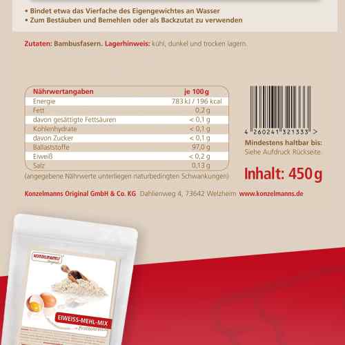 Bambusfaser Ballaststoffmehl