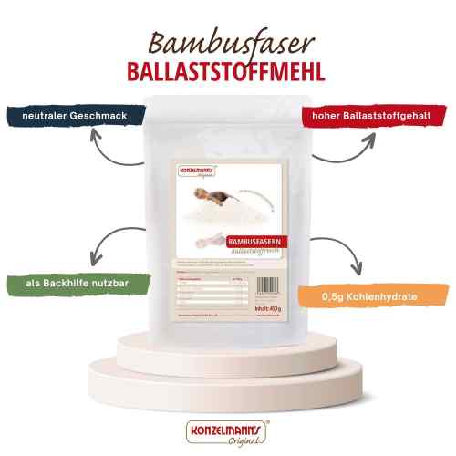 Bambusfaser Ballaststoffmehl