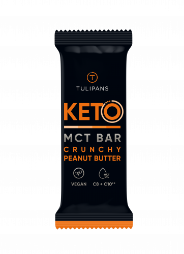 Tulipans MCT Bar Crunchy Peanut Butter 50g vegan