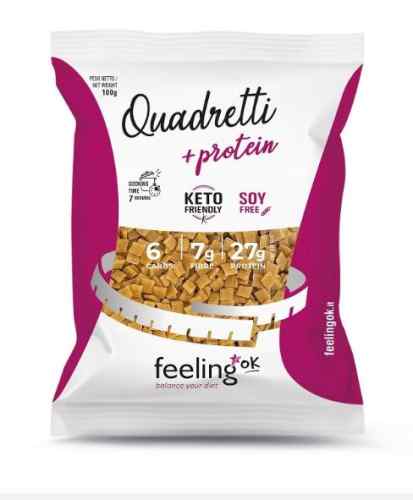 FeelingOK Protein Nudeln Quadretti Start 1 100g