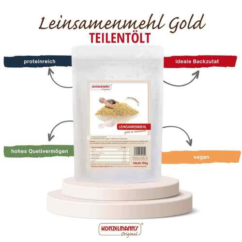 Konzelmanns Leinsamenmehl Gold