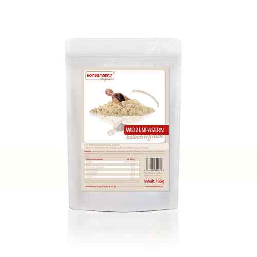 Konzelmanns Weizenfasern Ballaststoffpulver