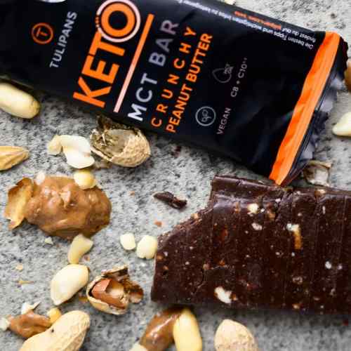 Tulipans MCT Bar Crunchy Peanut Butter 50g vegan