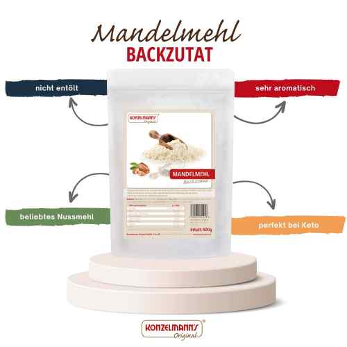 Mandelgriess Mandelmehl Mandeln fein gemahlen