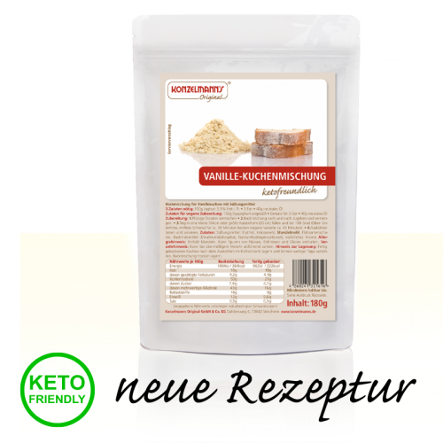 Konzelmanns Vanille Kuchen Lower Carb