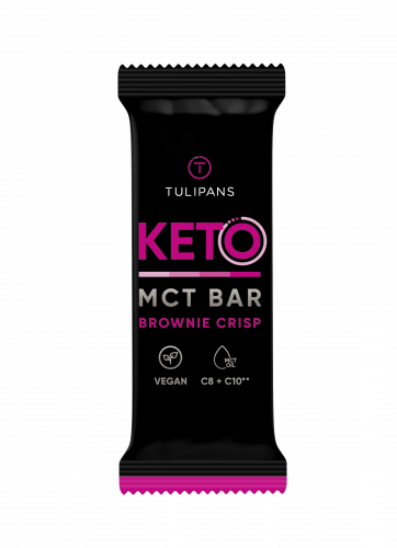 Tulipans MCT Bar Brownie Crisp 50g vegan