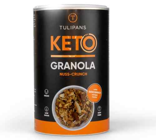 Tulipans Keto Granola Frühstücksmischung 250g