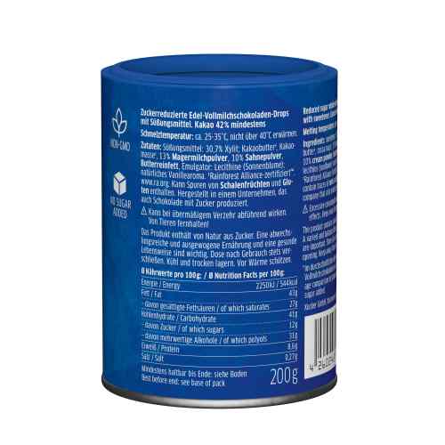 Xucker Schoko Drops Vollmilch 200g