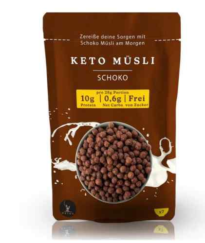 Ketos Snacks Keto Protein Müsli Schoko