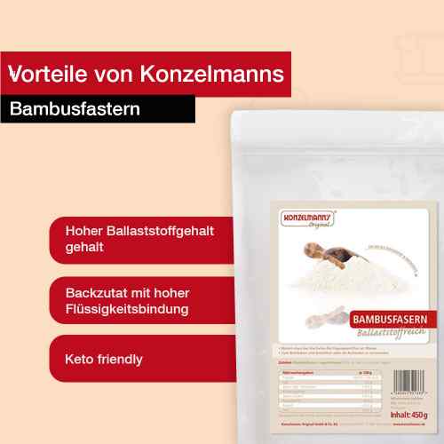 Bambusfaser Ballaststoffmehl