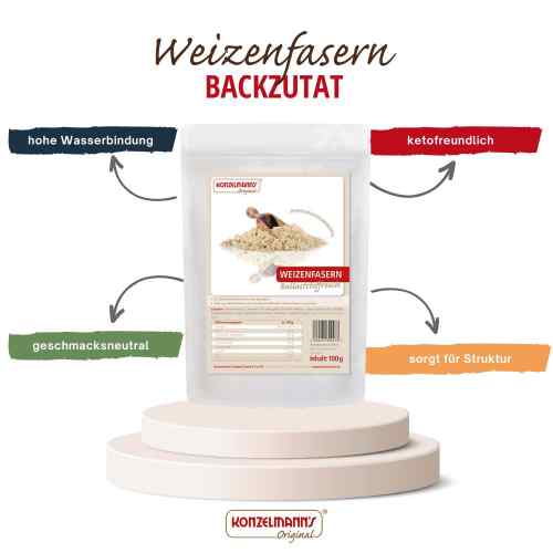 Konzelmanns Weizenfasern Ballaststoffpulver