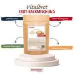 Lower Carb Brot Vitalbrotbackmischung