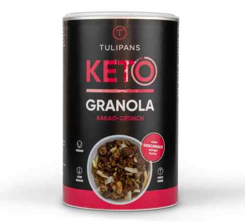 Tulipans Keto Granola Frühstücksmischung 250g