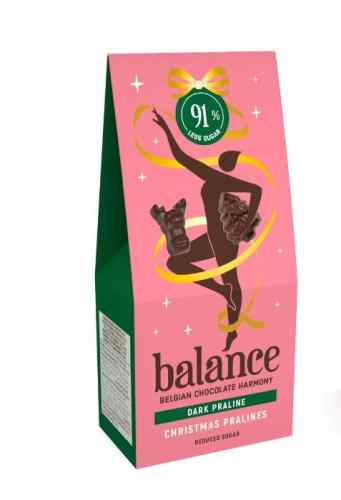 Balance Christmas Dark Praline 100g