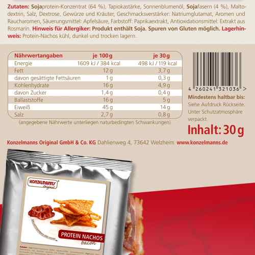 Protein Nachos Bacon Lower Carb