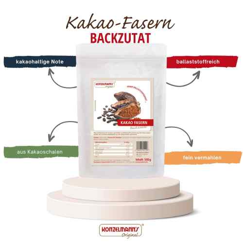 Kakao Fasern Backzutat