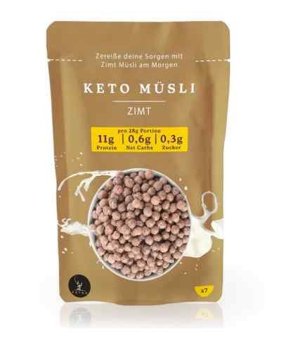 Ketos Snacks Keto Protein Müsli Zimt