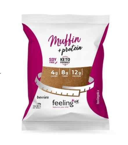 FeelingOK Protein Muffin berries Start 1 50g
